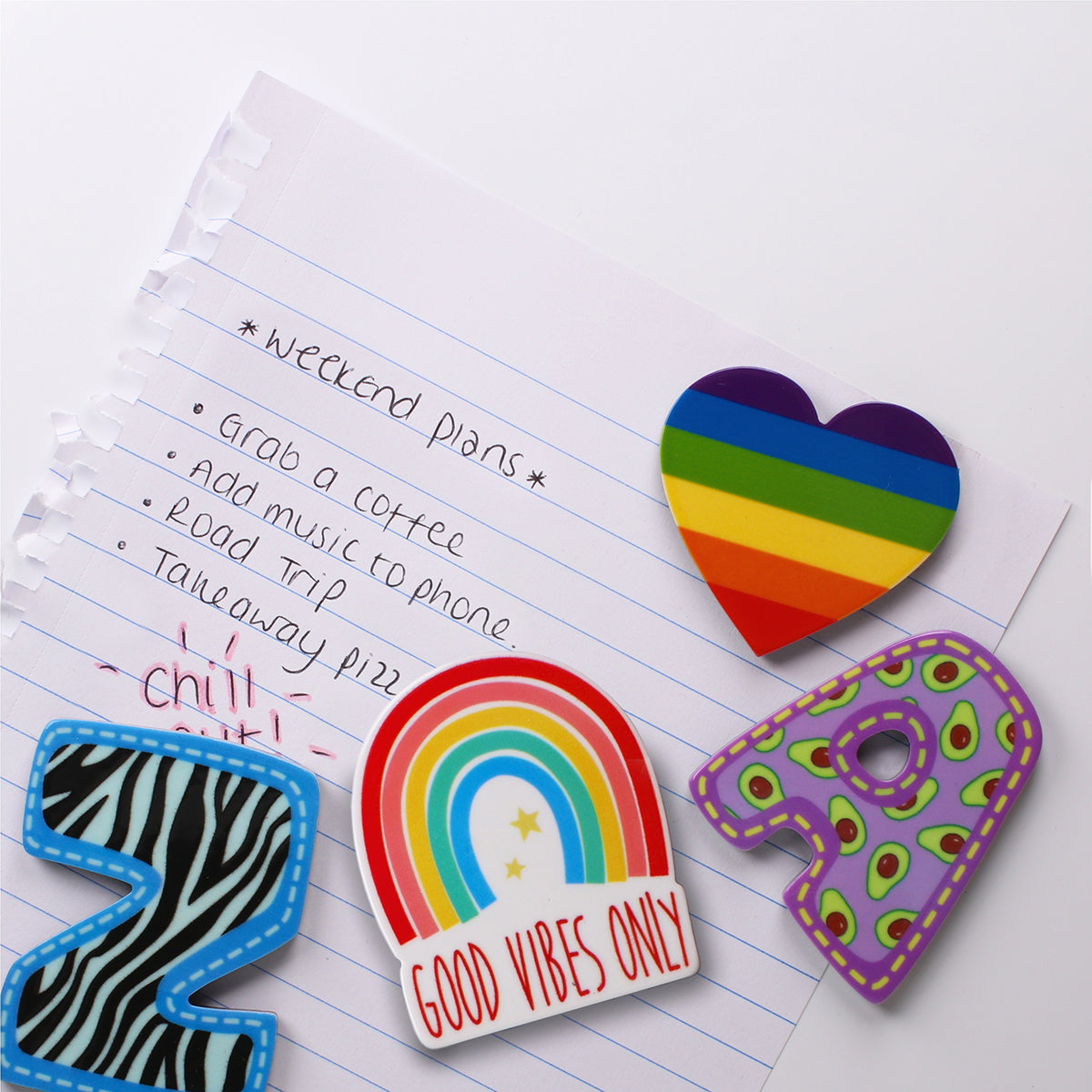 MA116 - Fridge Magnet "Rainbow Heart"