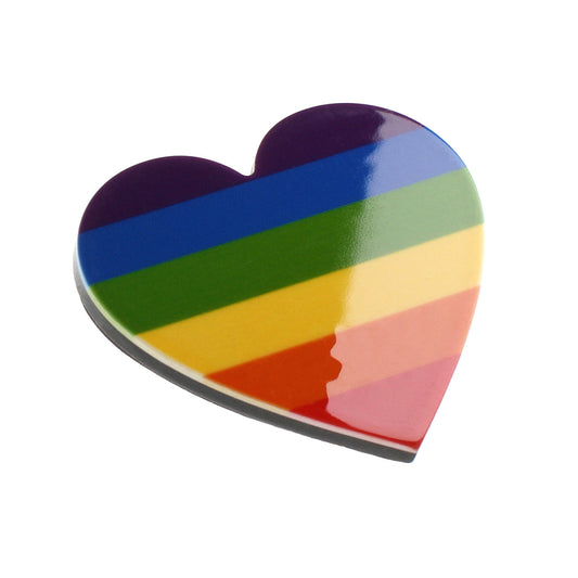 MA116 - Fridge Magnet "Rainbow Heart"
