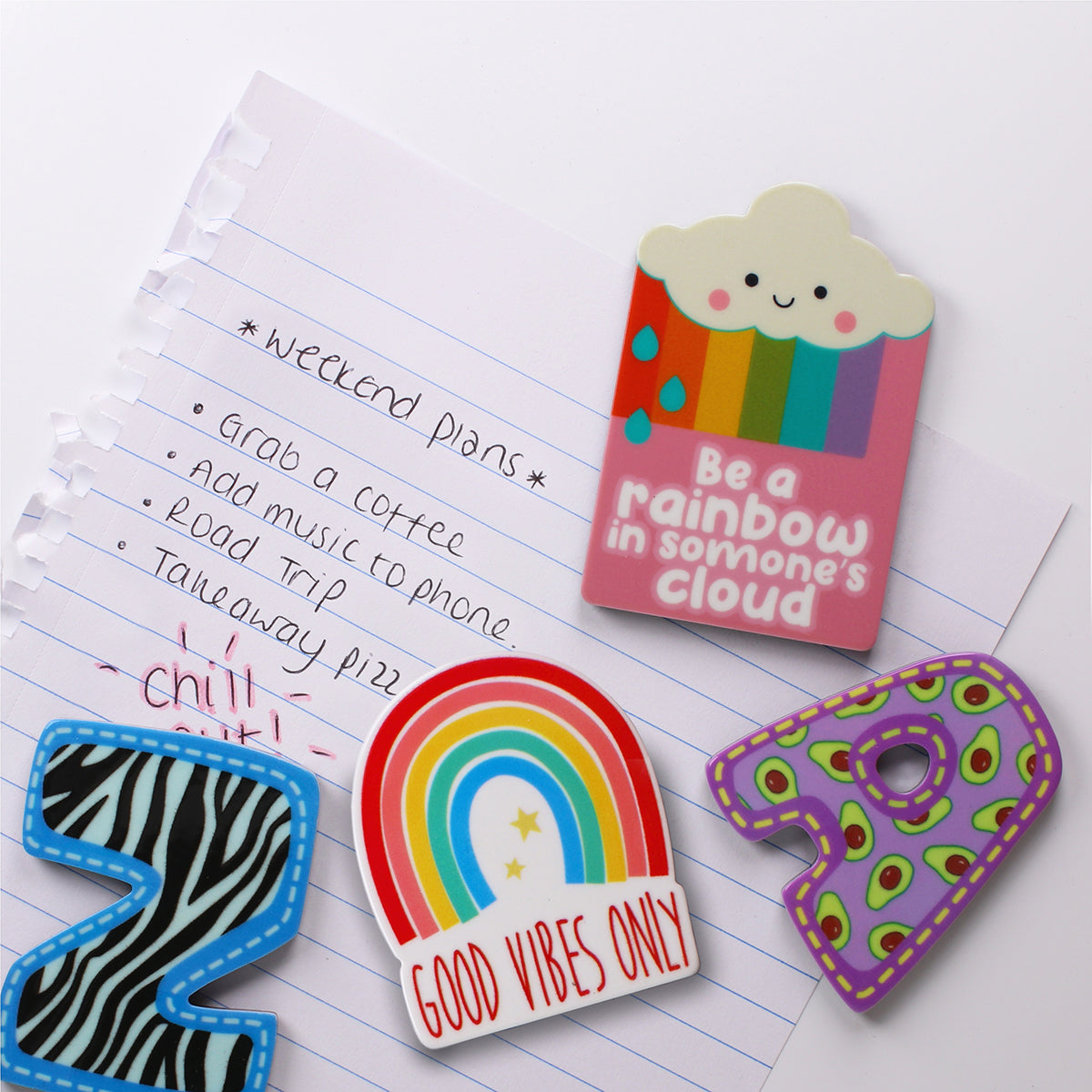MA128 - Fridge Magnet "Be A Rainbow"