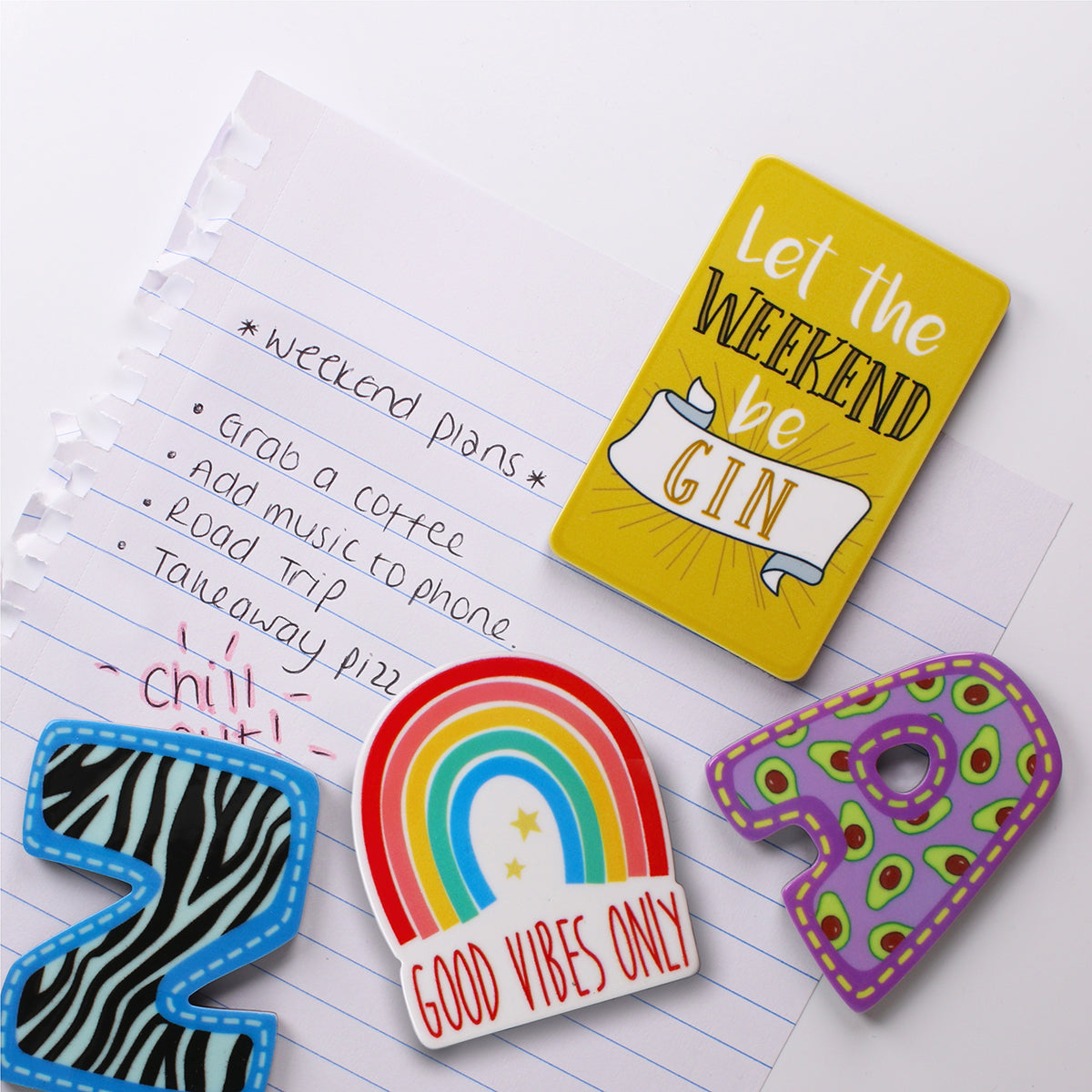 MA140 - Fridge Magnet "Let The Weekend"