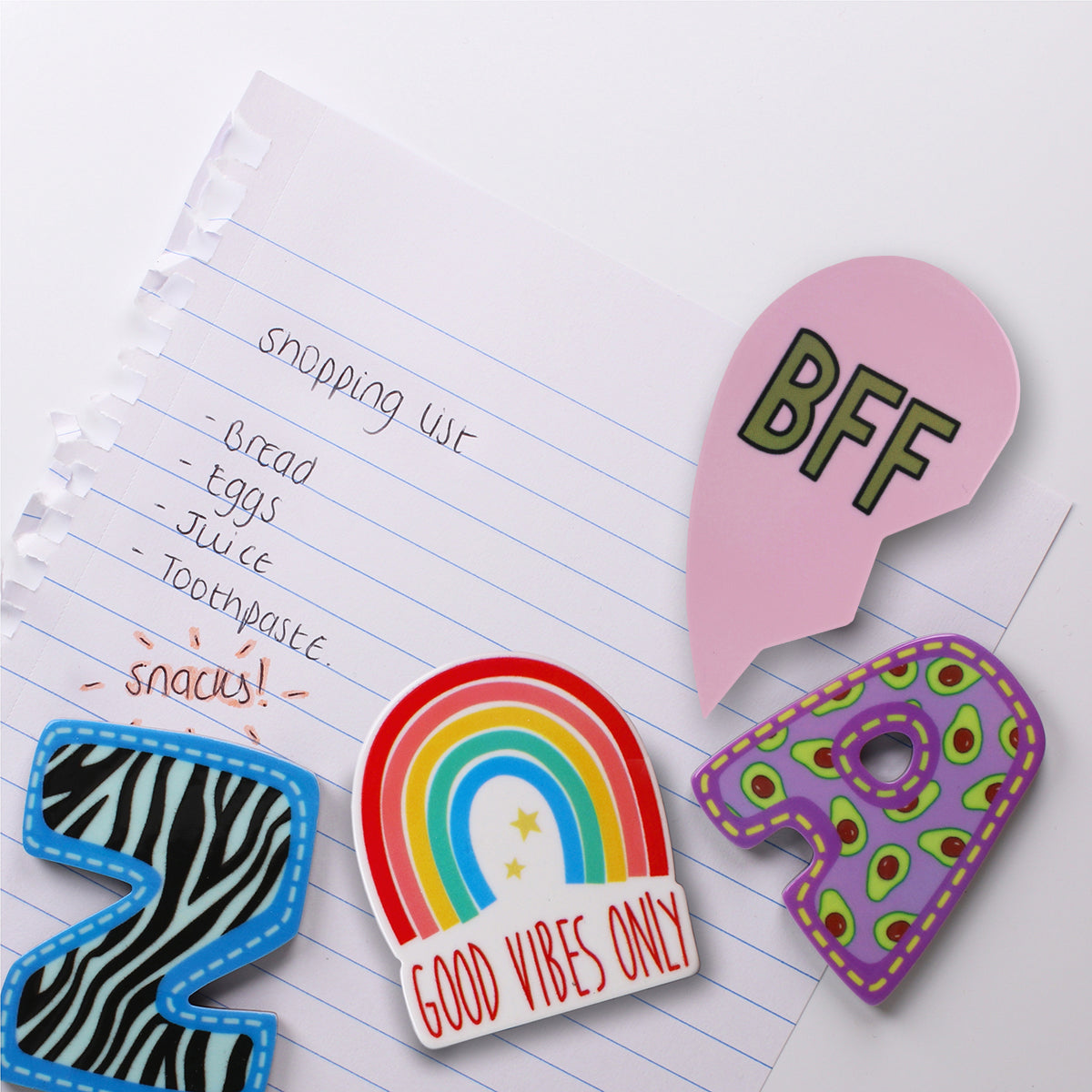 MA152 - Fridge Magnet "BFF Heart Left Side"