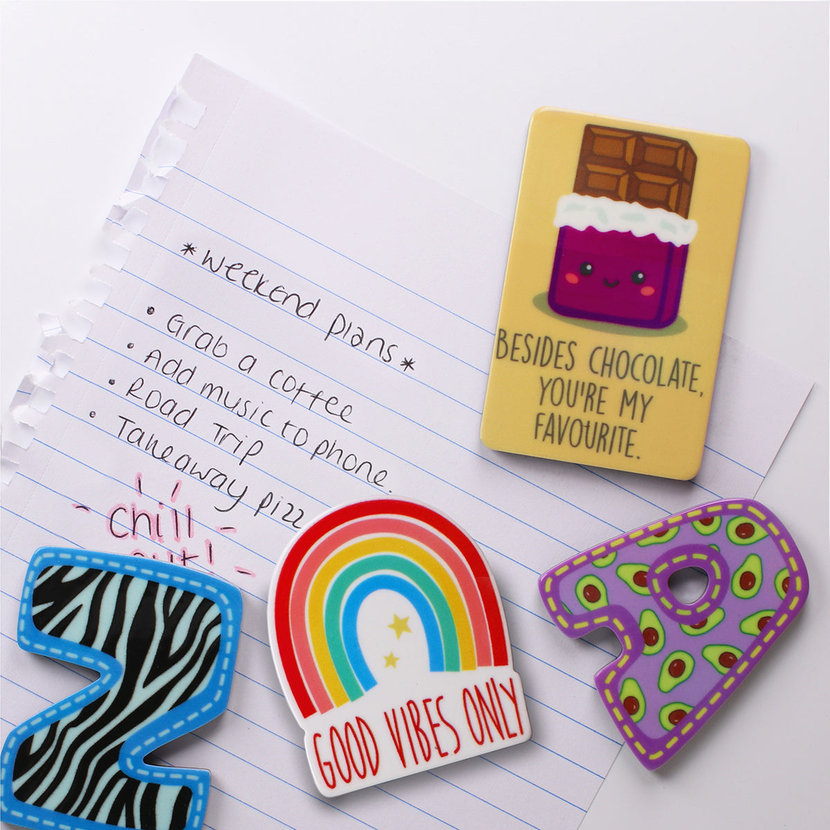 MA156 - Fridge Magnet "Besides Chocolate"