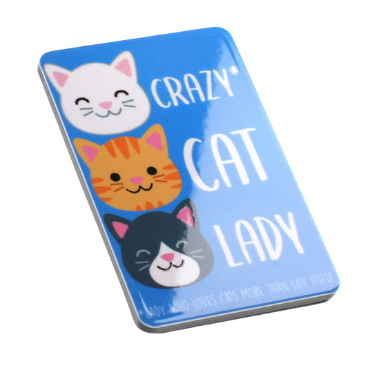 MA163 - Fridge Magnet "Crazy Cat Lady"
