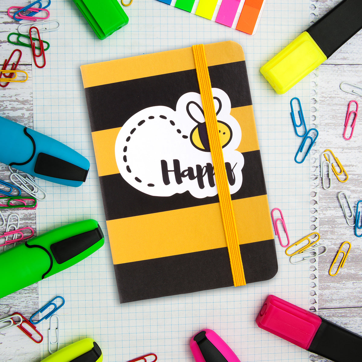 NB069 - Notebook - Bee Happy
