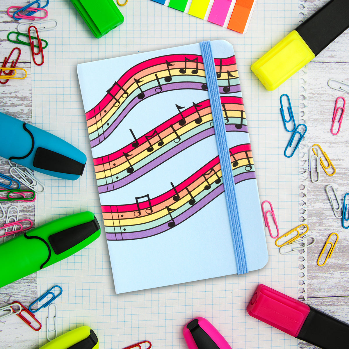 NB074 - Notebook - Musical Notes