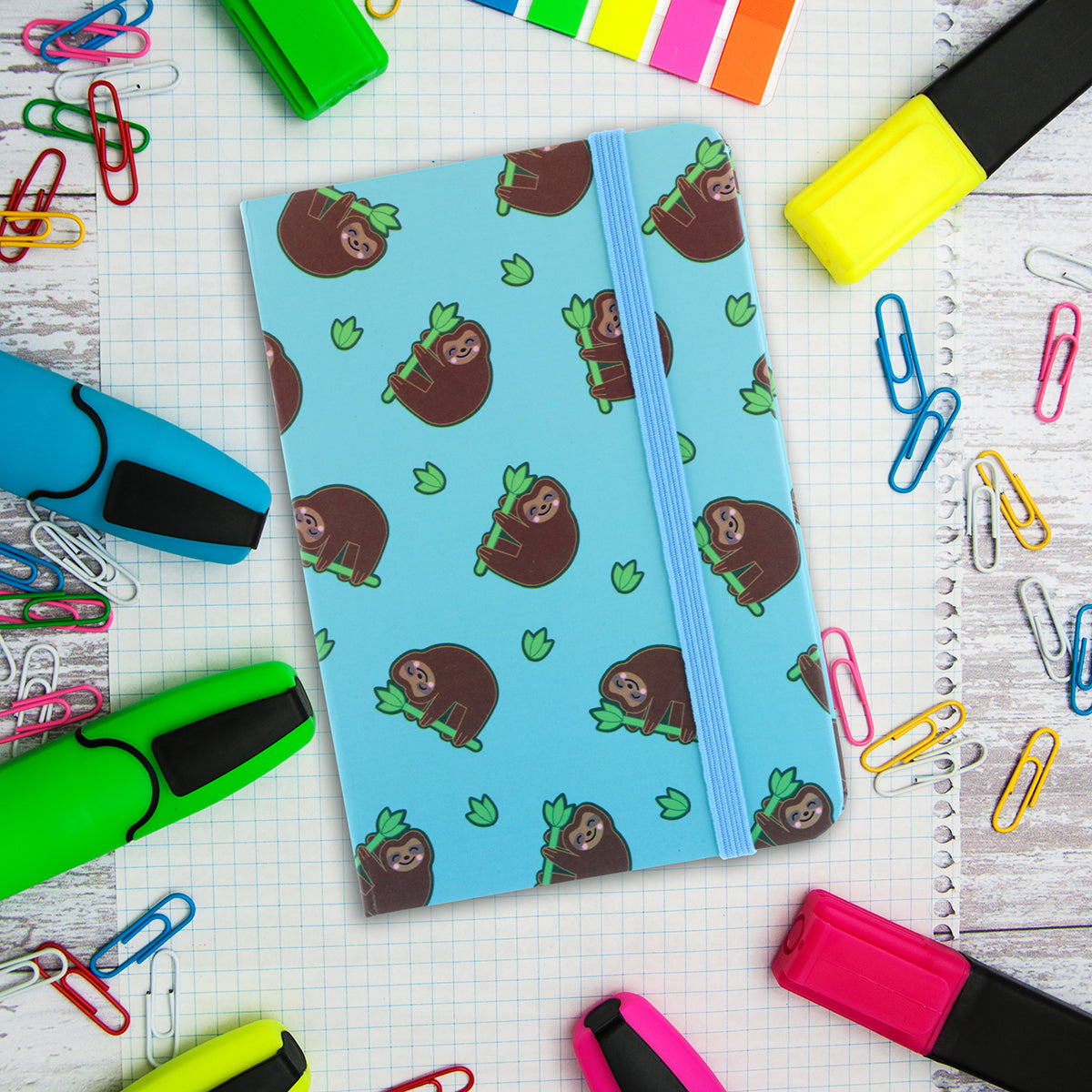 NB081 - Notebook - Sloth Lazy Days