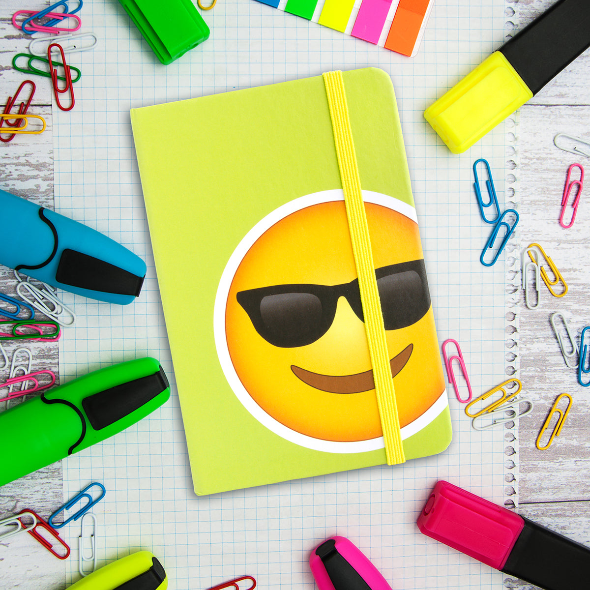 NB091 - Notebook - Sunglasses Emoji