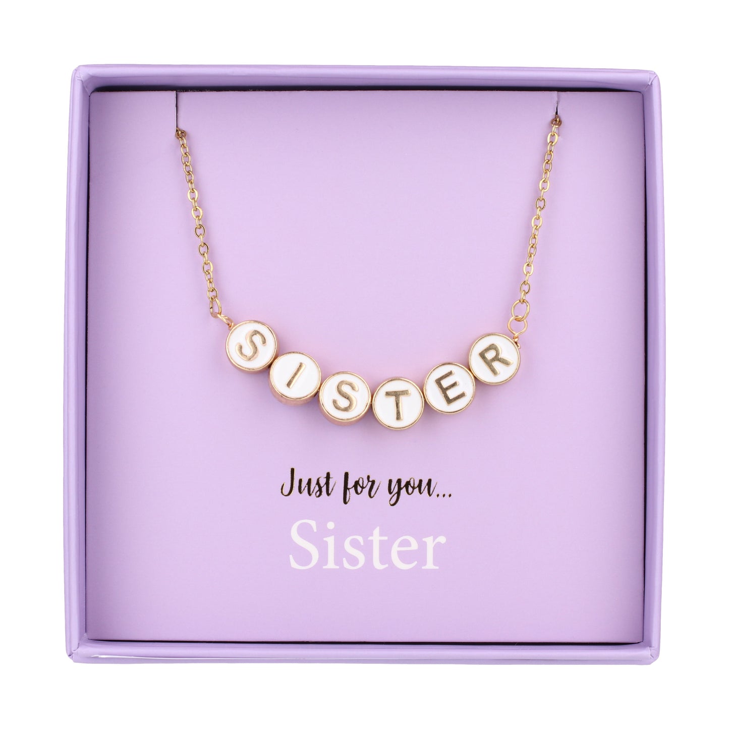 Just For Personalised Necklace - Sister