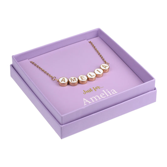 NE017 - Just For Personalised Necklace - Amelia