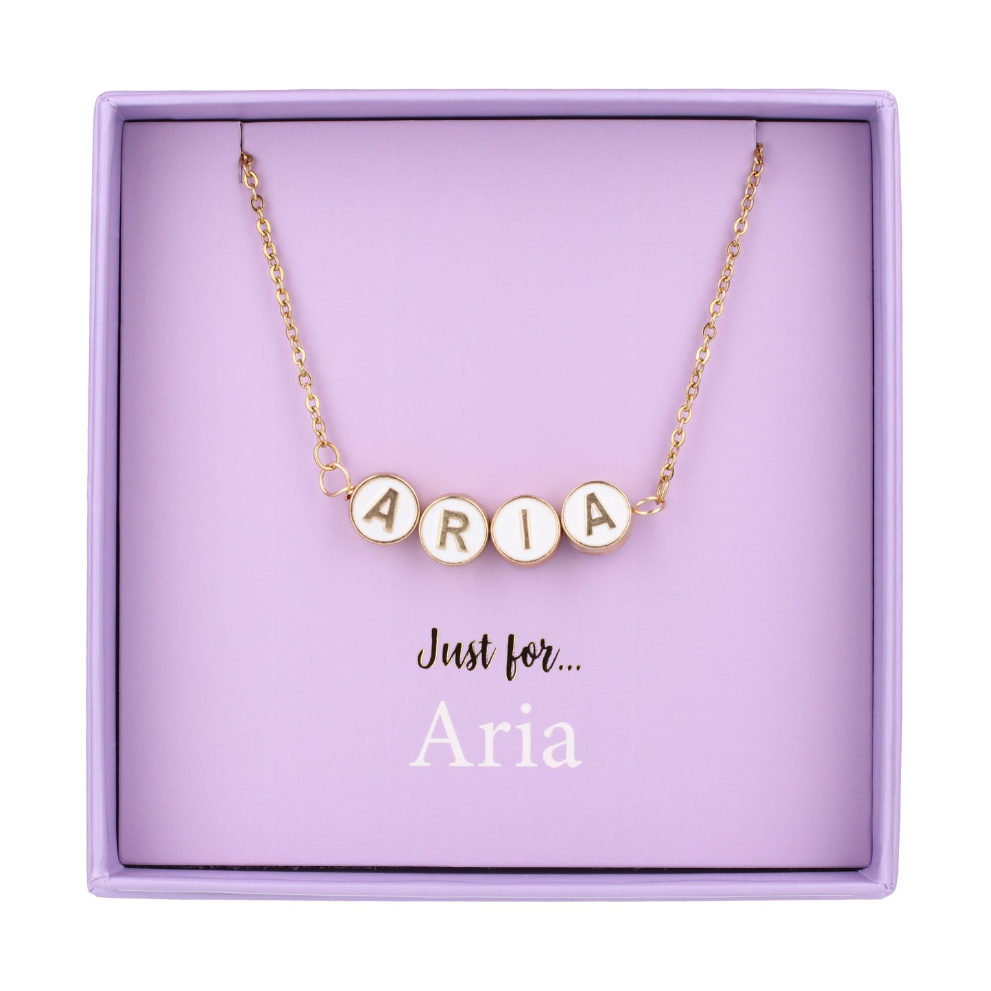 Just For Personalised Necklace - Aria