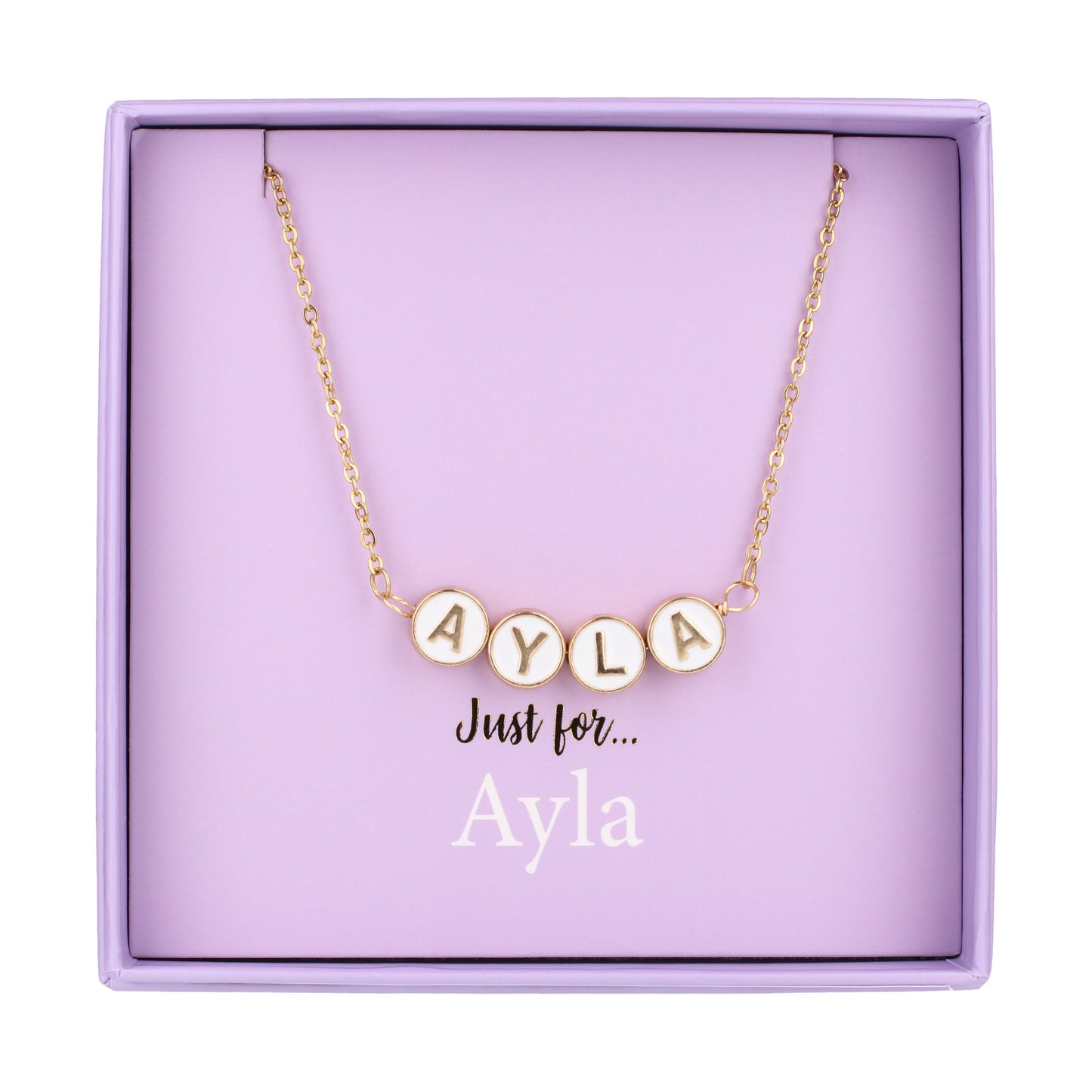 Just For Personalised Necklace - Ayla