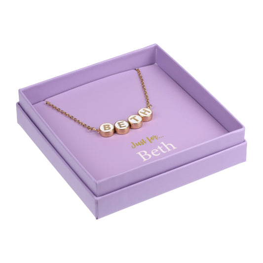 NE026 - Just For Personalised Necklace - Beth