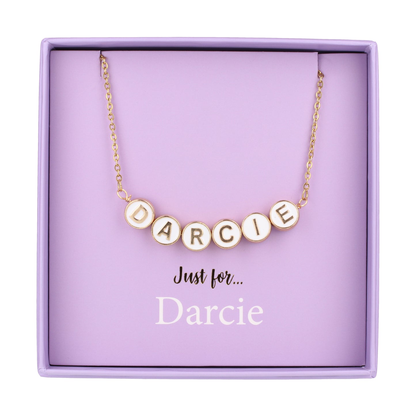 Just For Personalised Necklace - Daisy