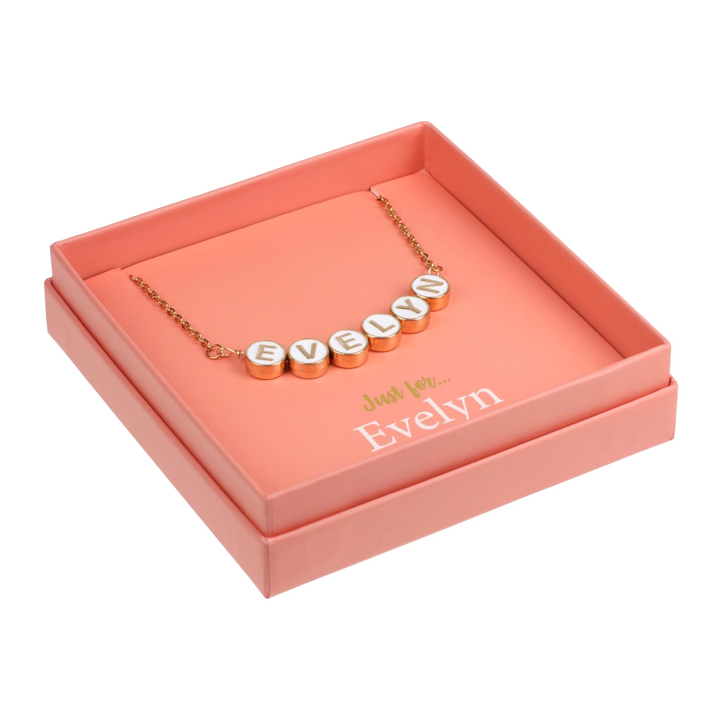 Just For Personalised Necklace - Evelyn
