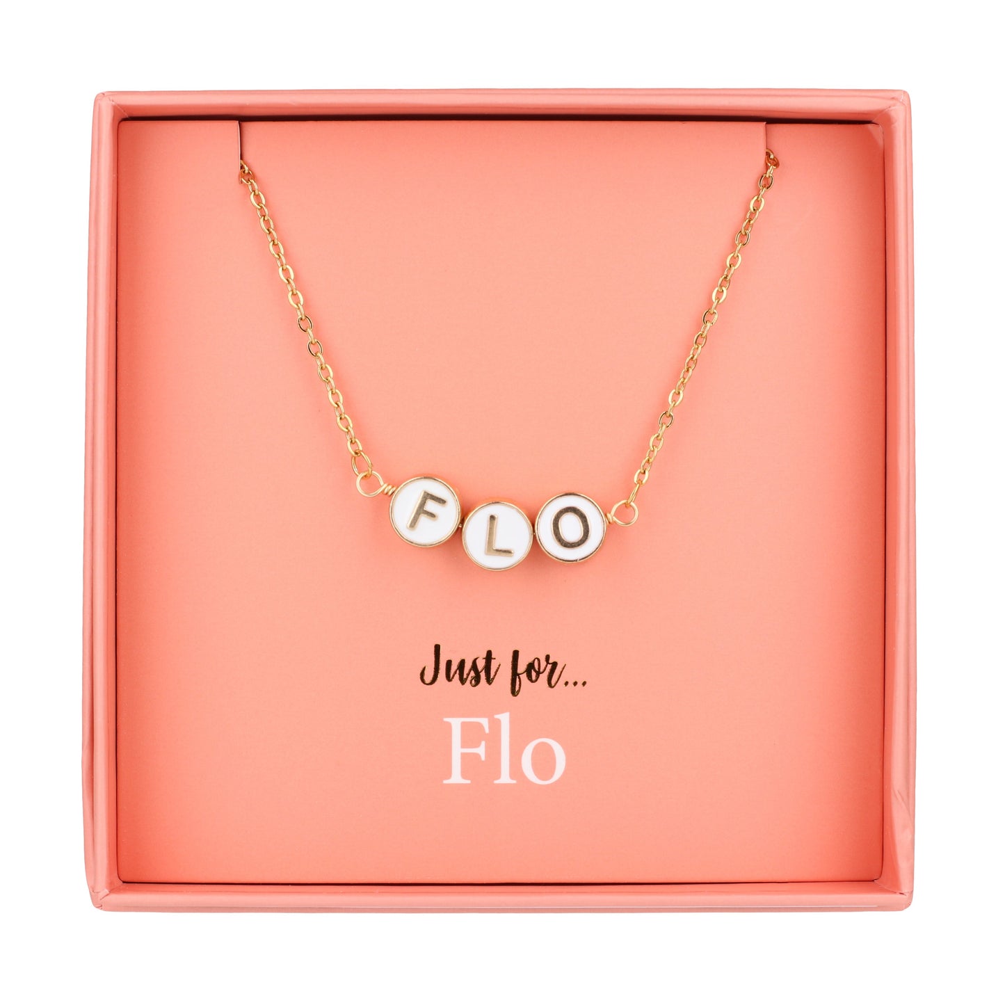 Just For Personalised Necklace - Flo