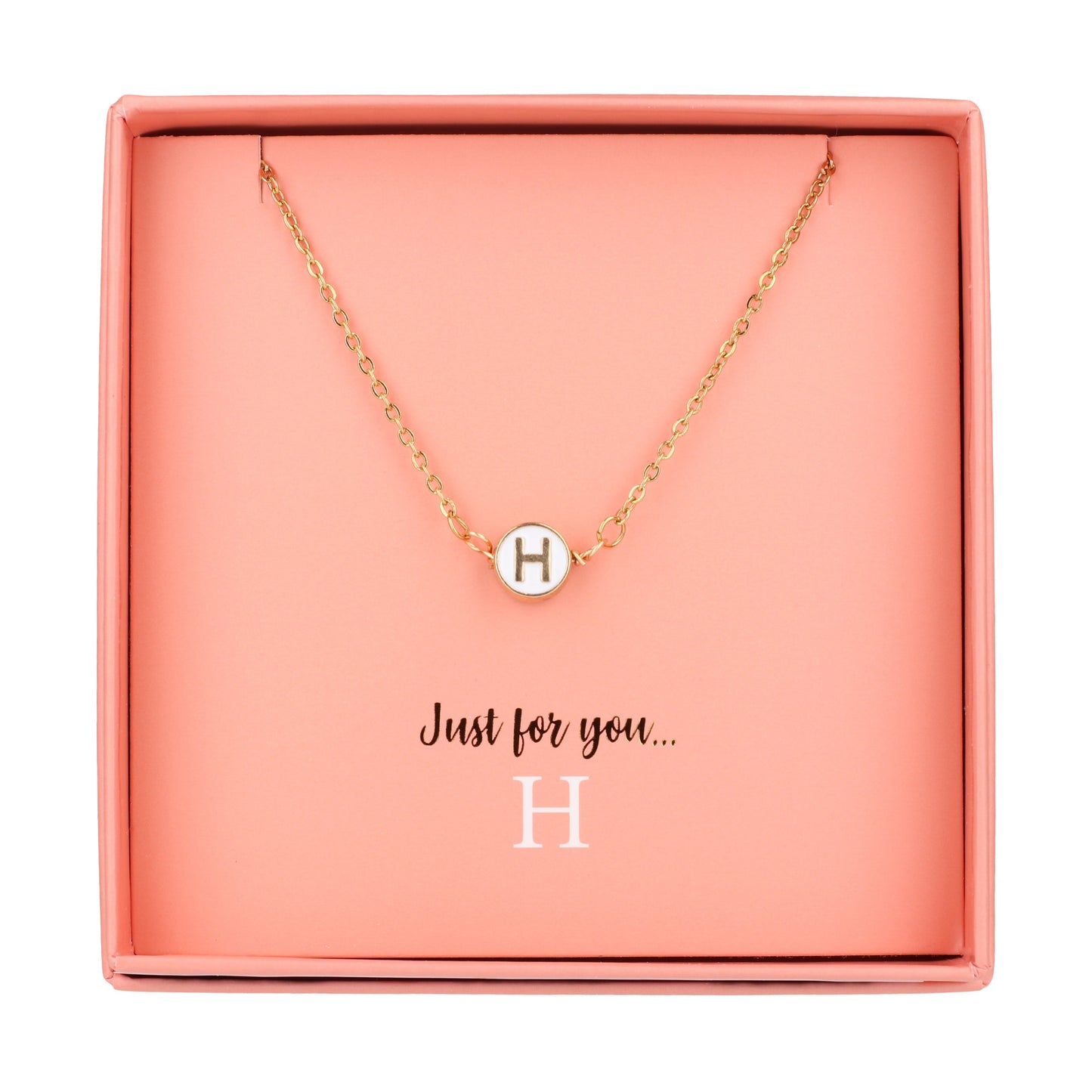 Just For Personalised Necklace - H