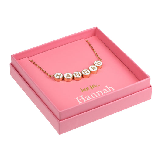 NE058 - Just For Personalised Necklace - Hannah