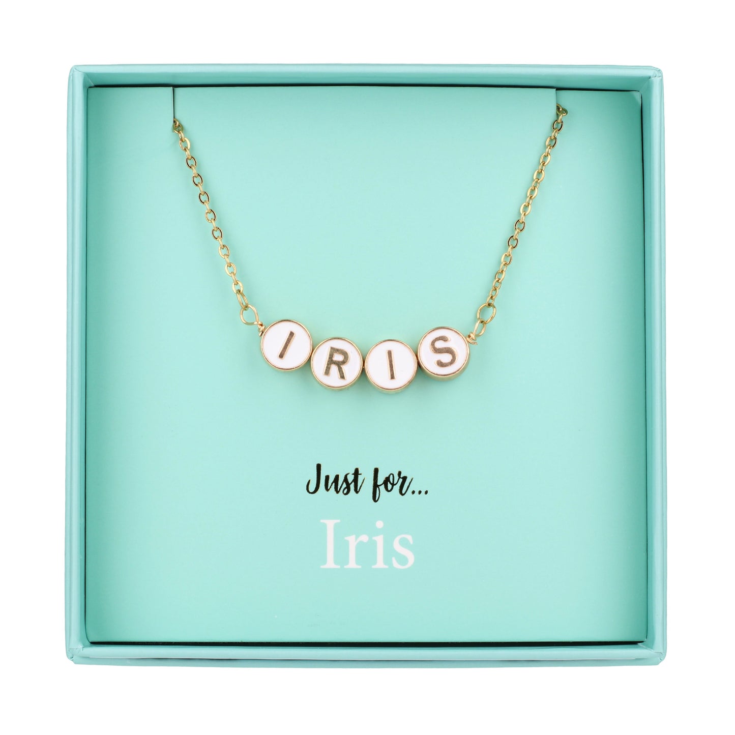 Just For Personalised Necklace - Iris