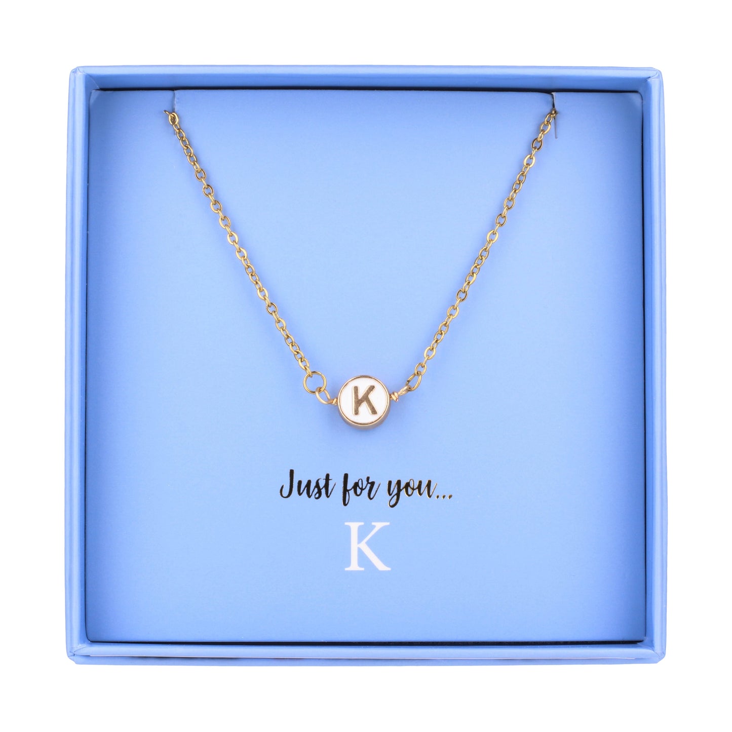 Just For Personalised Necklace - K