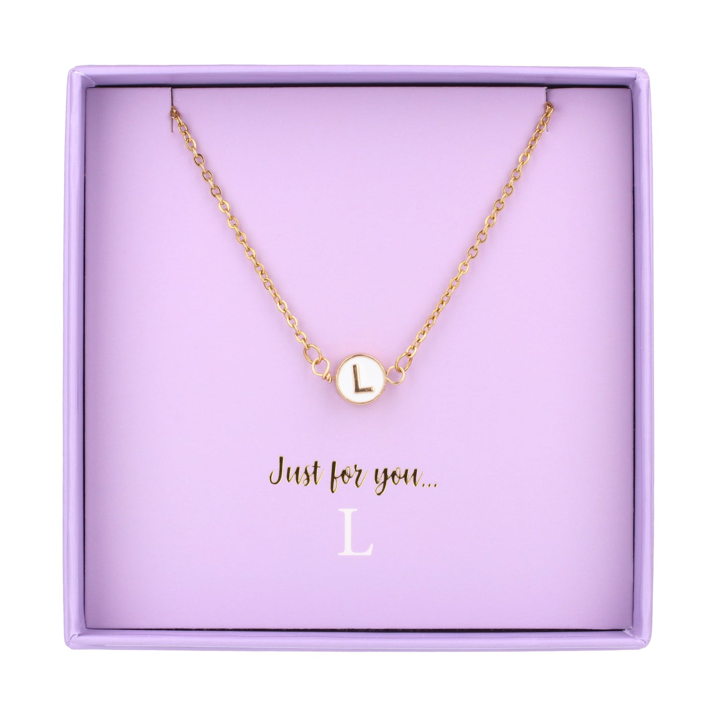 Just For Personalised Necklace - L