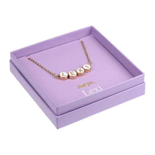 NE077 - Just For Personalised Necklace - Lexi