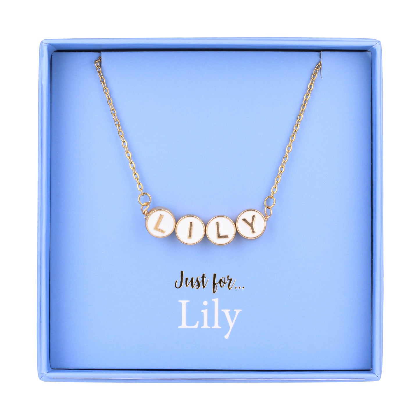 Just For Personalised Necklace - Lily