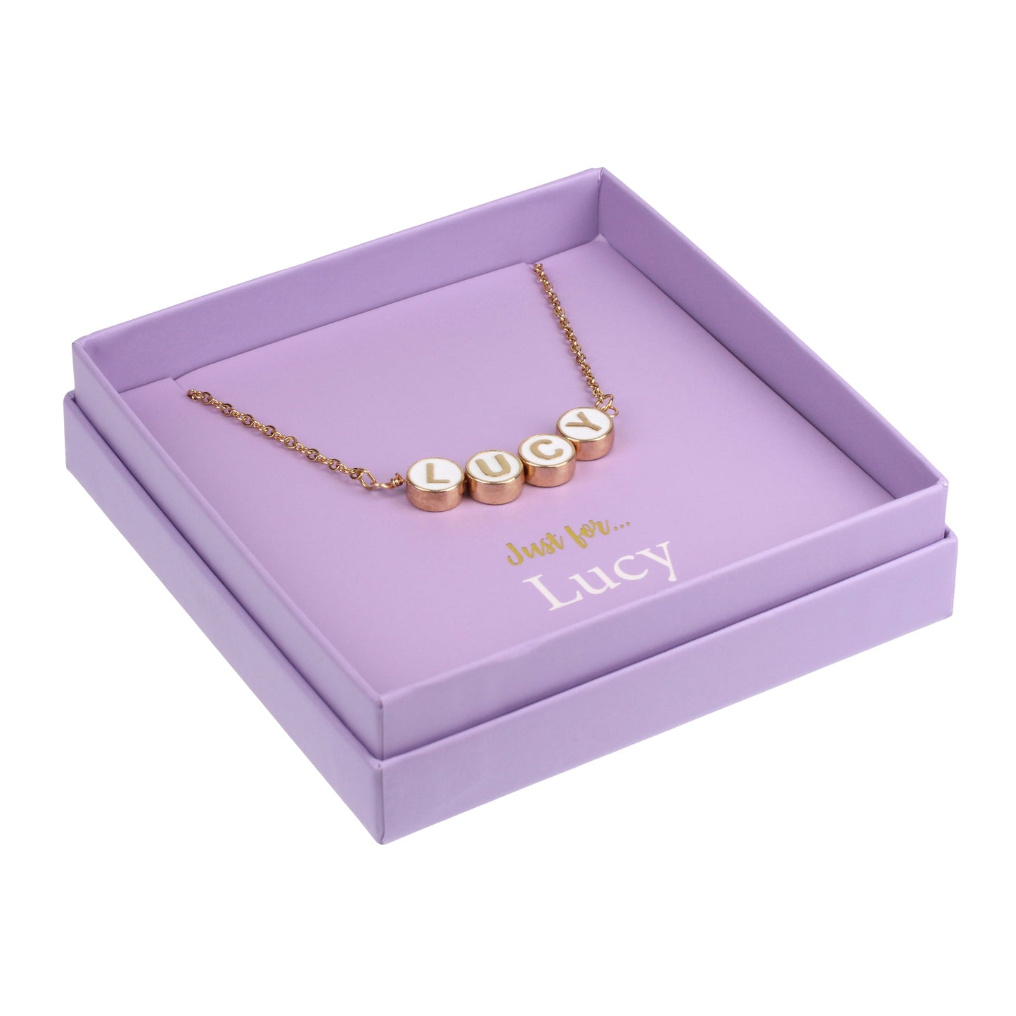 Just For Personalised Necklace - Lucy