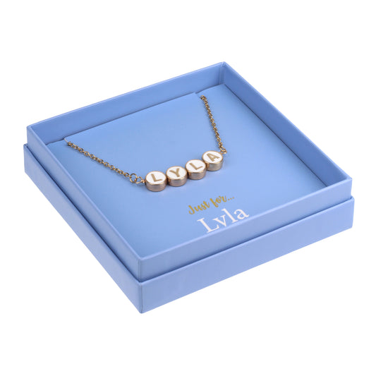 NE085 - Just For Personalised Necklace - Lyla
