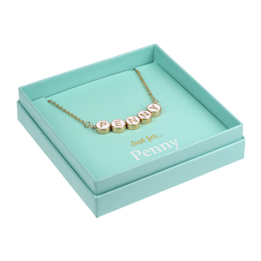 NE108 - Just For Personalised Necklace - Penny