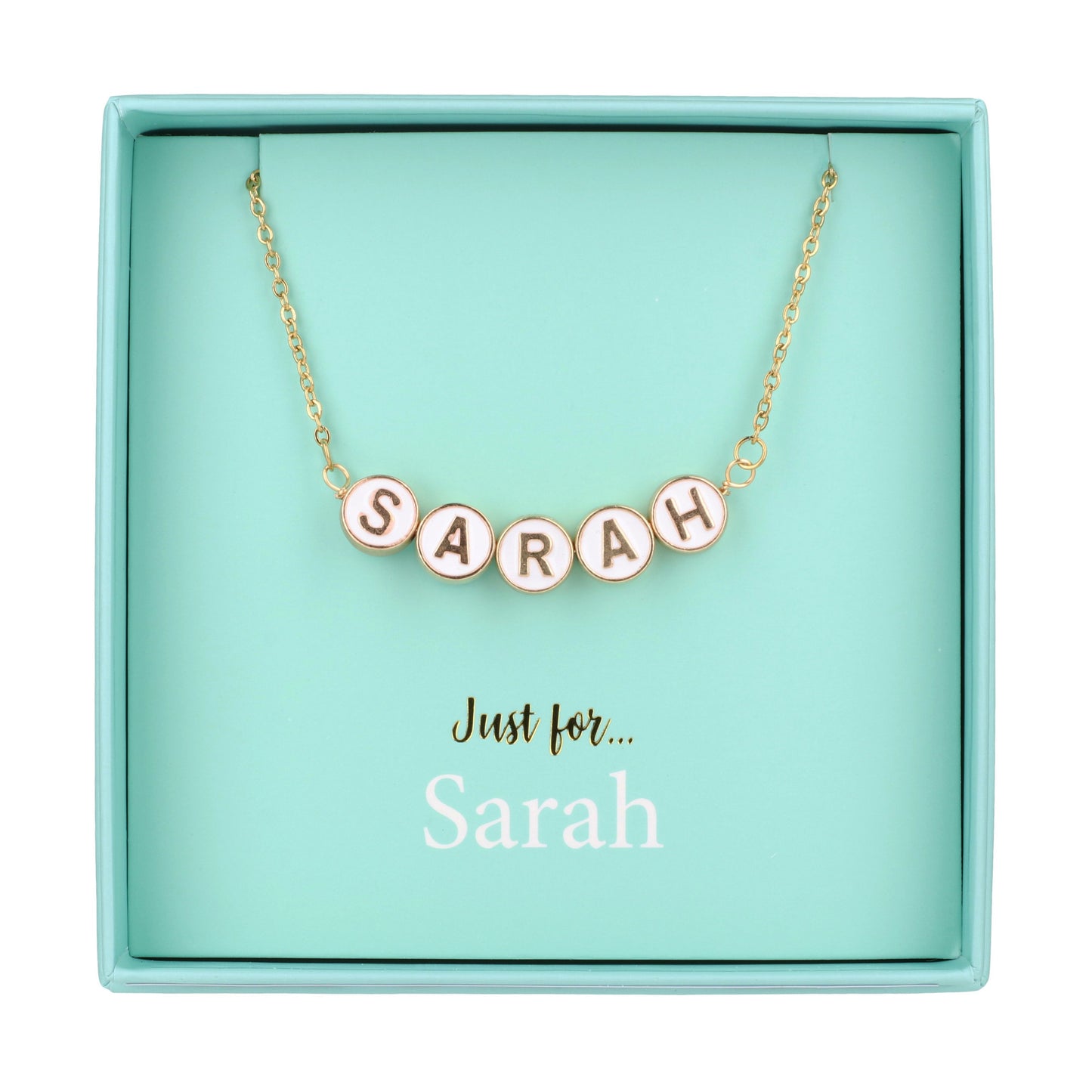 Just For Personalised Necklace - Sarah
