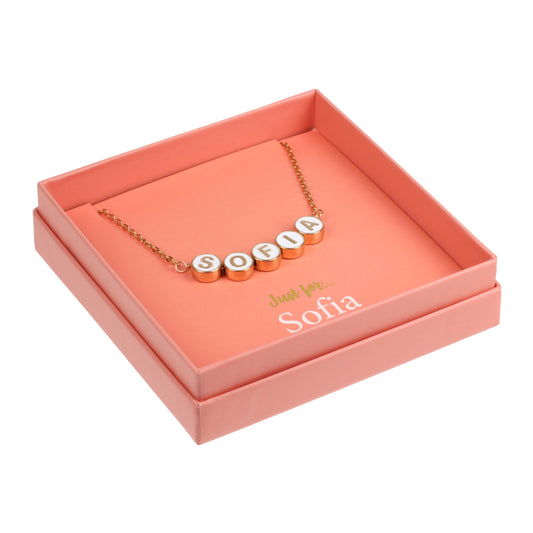 NE119 - Just For Personalised Necklace - Sofia