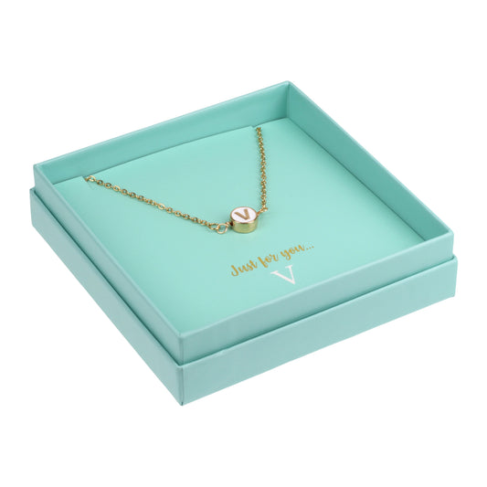 NE126 - Just For Personalised Necklace - V