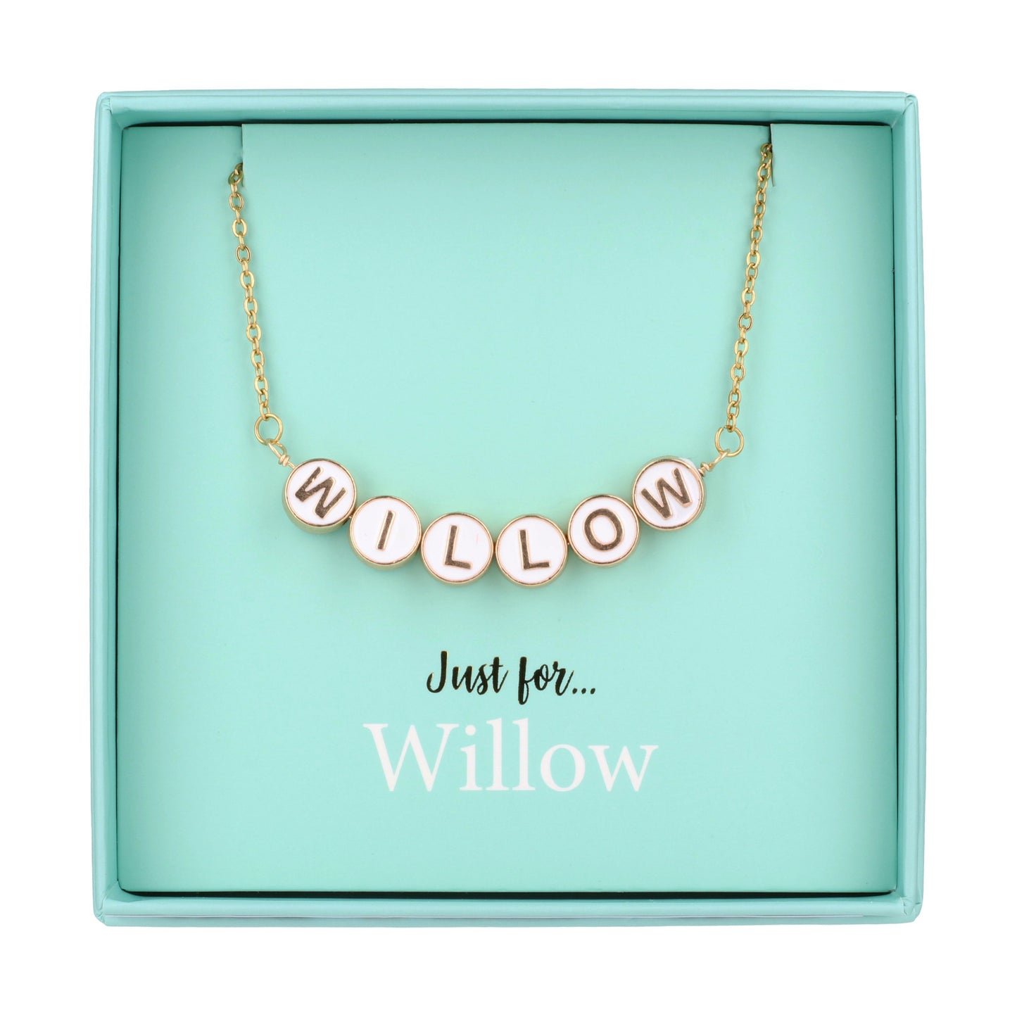 Just For Personalised Necklace - Willow
