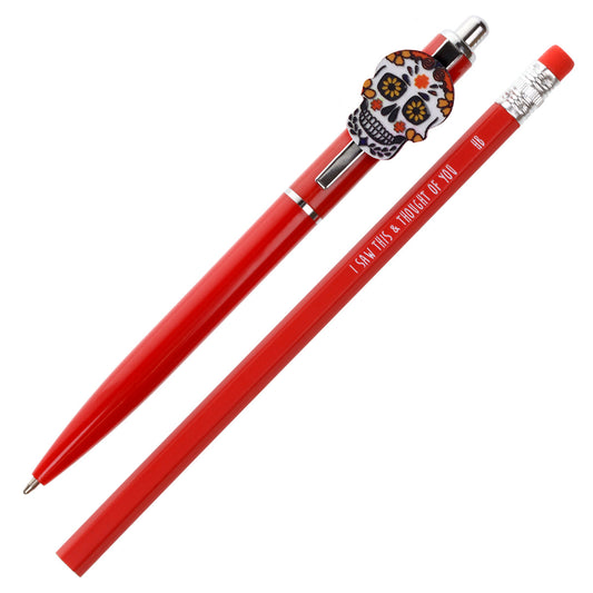 PE076 - I Saw This Pen - Candy Skull