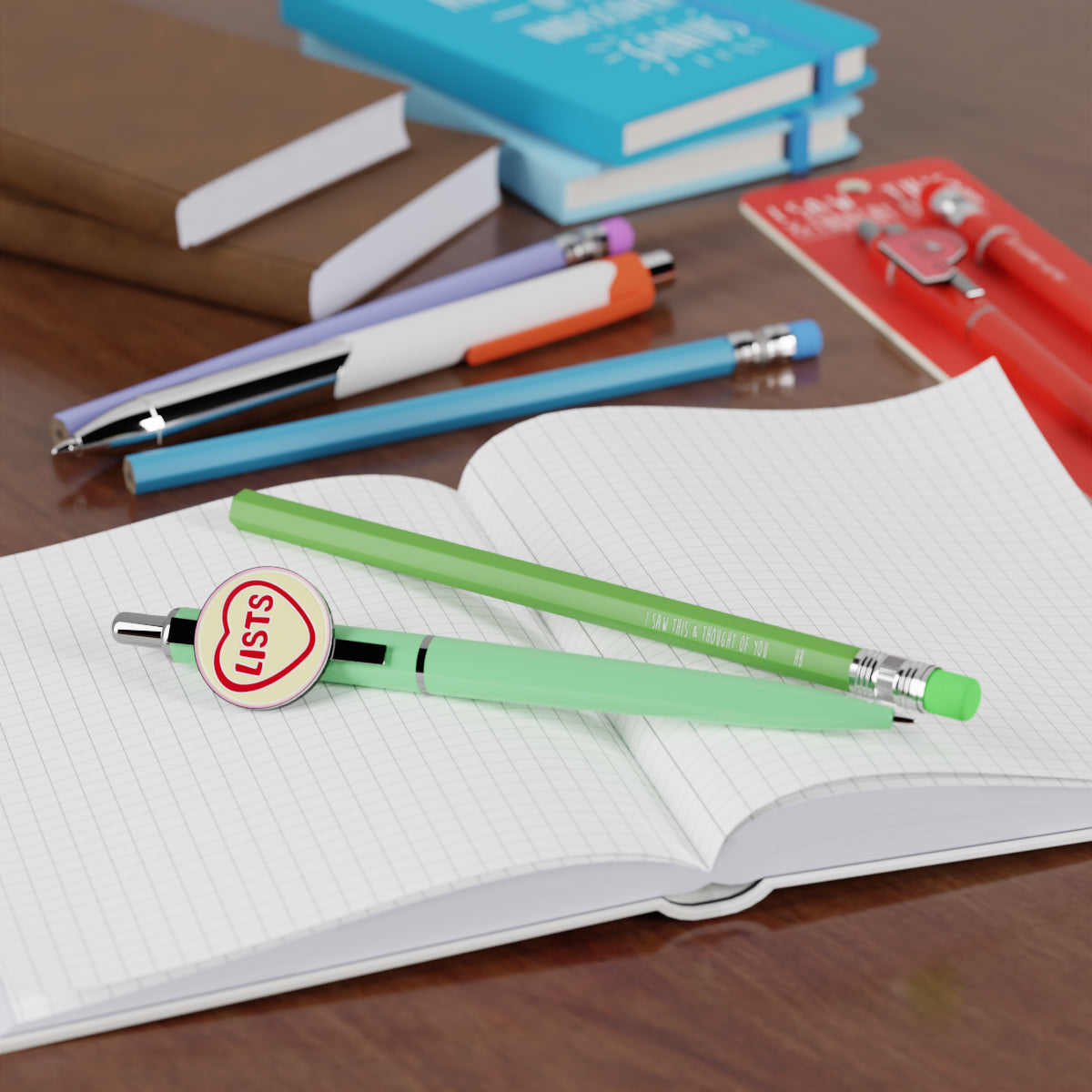 PE093 - I Saw This Pen - Heart Lists