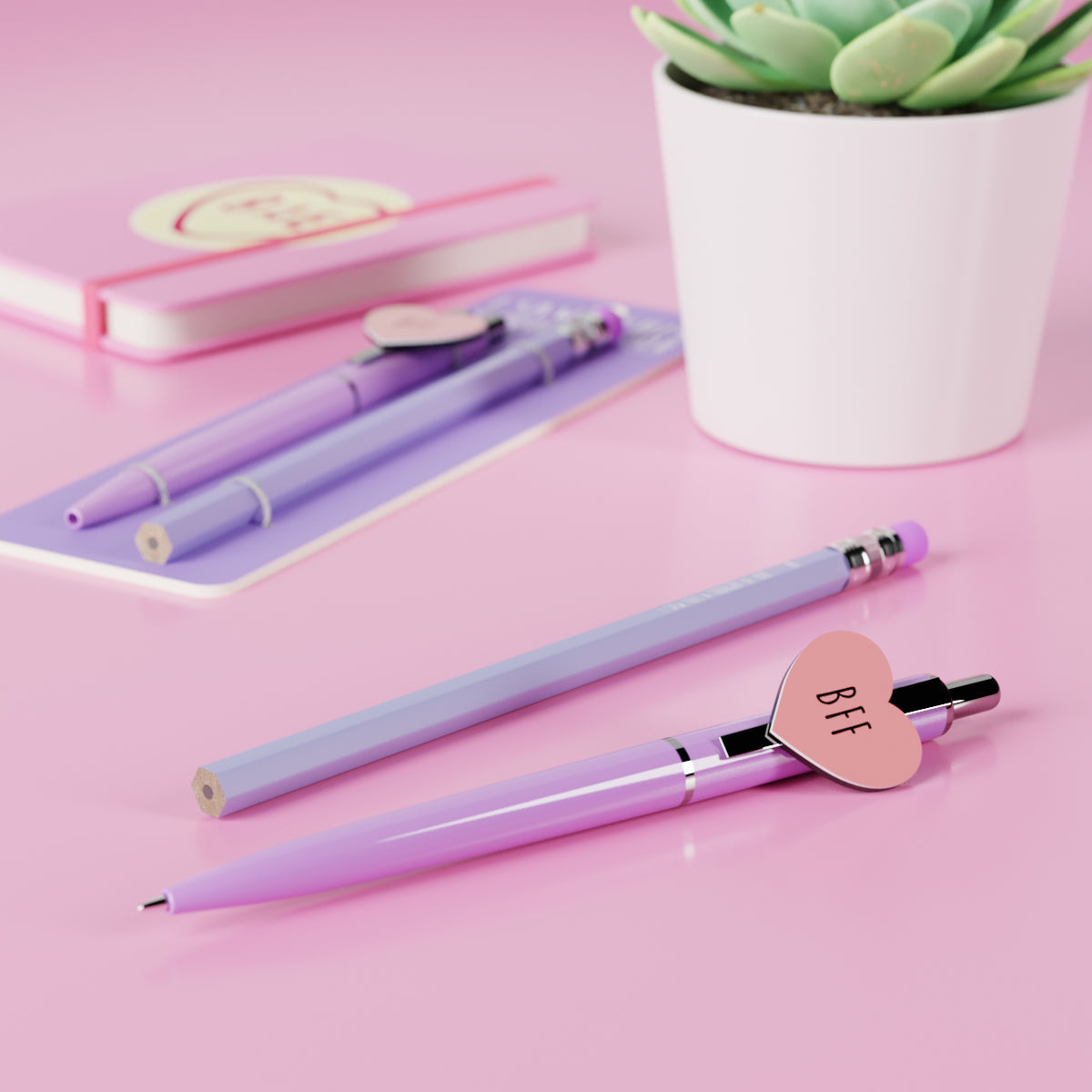 PE115 - I Saw This Pen - BFF Heart