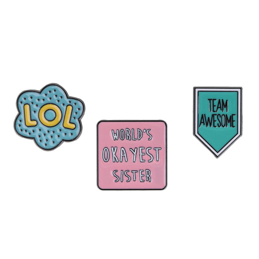 PIN006 - Pin Badges - Okayest Sister