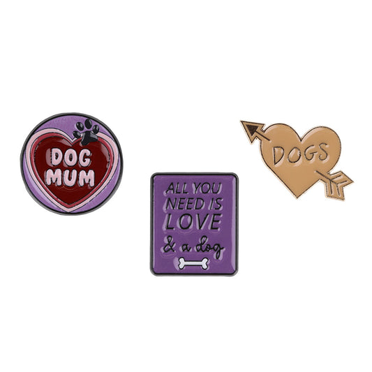 PIN040 - Pin Badges - Dog Mum
