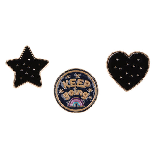 PIN062 - Pin Badges - Keep Going