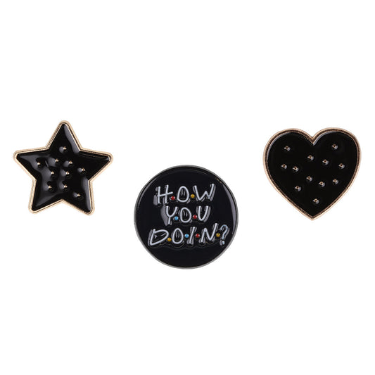 PIN073 - Pin Badges - How You Doin?