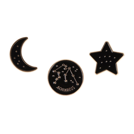 PIN089 - Pin Badges - Aquarius