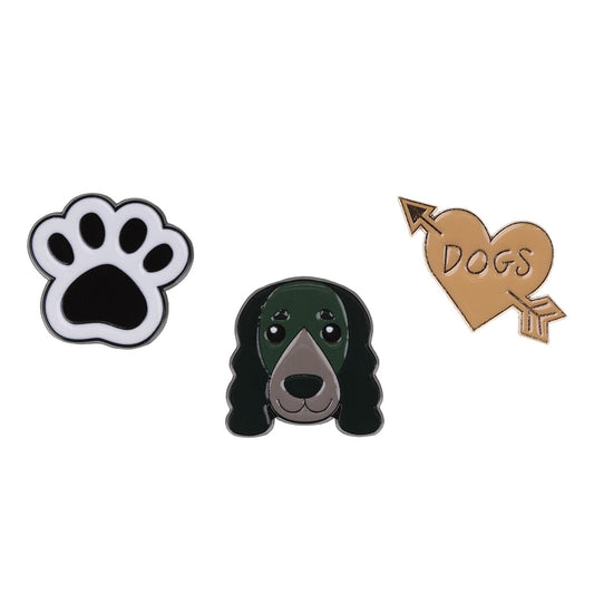 PIN120 - Pin Badges - Spaniel