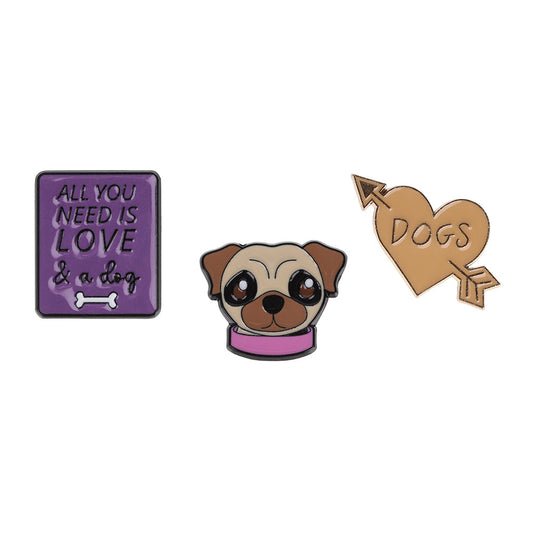 PIN125 - Pin Badges - Pug
