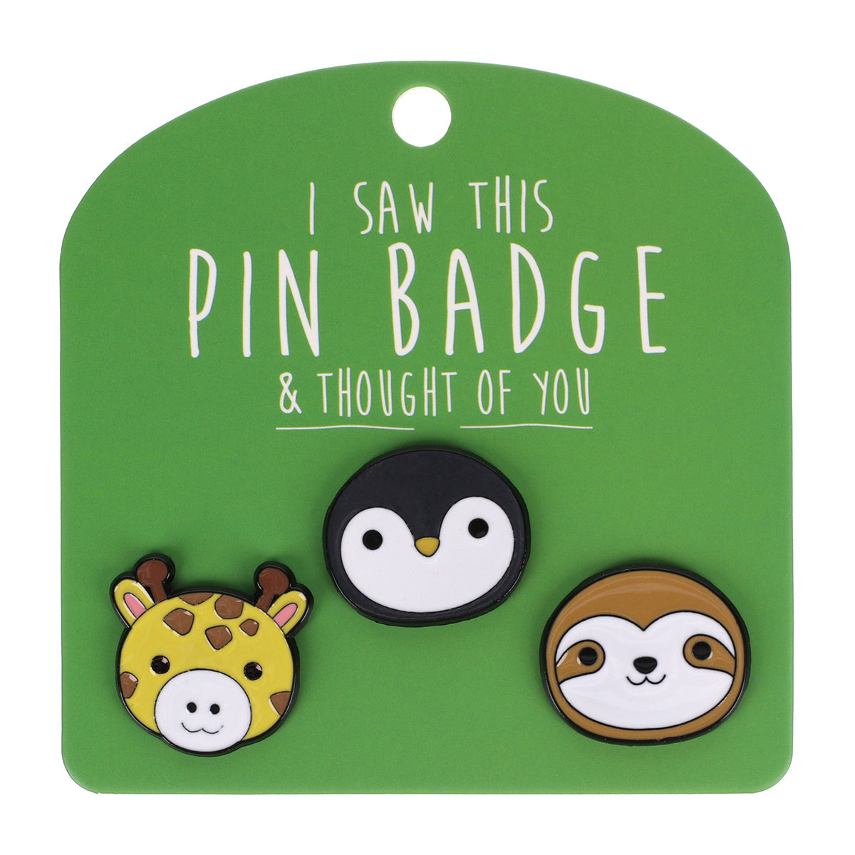 Pin Badges - Penguin Sloth