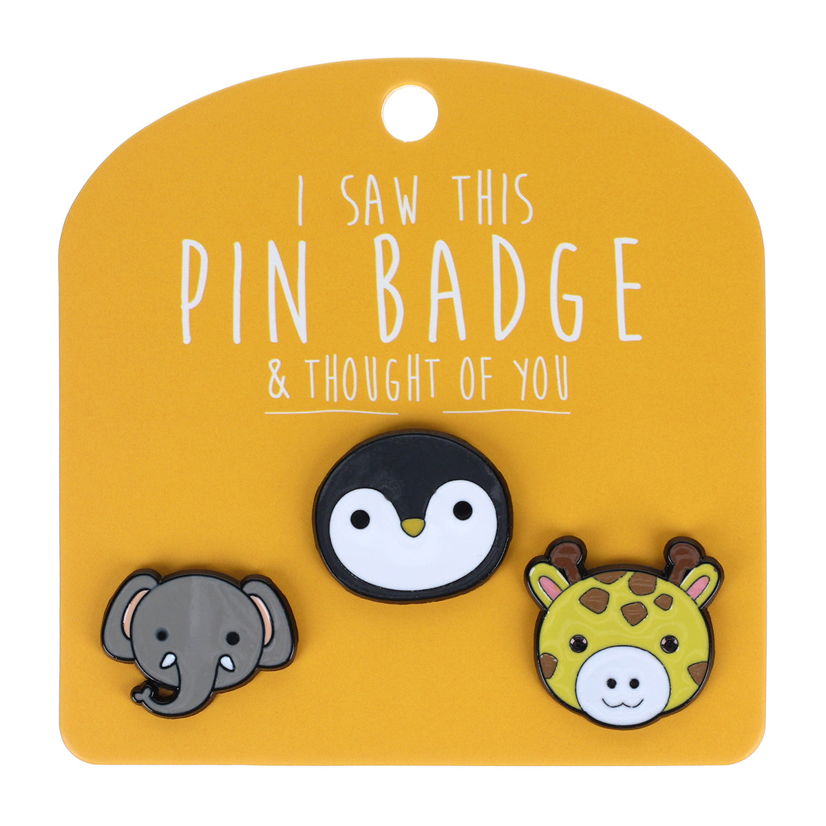 Pin Badges - Elephant Penguin