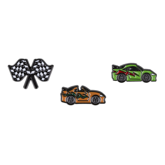 PIN141 - Pin Badges - Racer