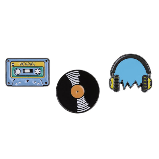 PIN155 - Pin Badges - Headphones