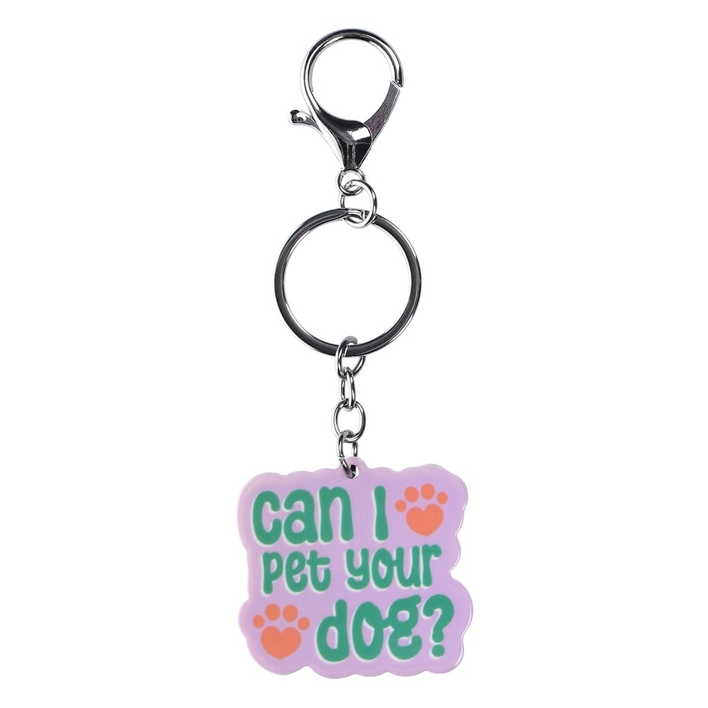 PK006 - Pet Keyring - Pet Your Dog