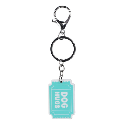 PK008 - Pet Keyring - Dog Hugs