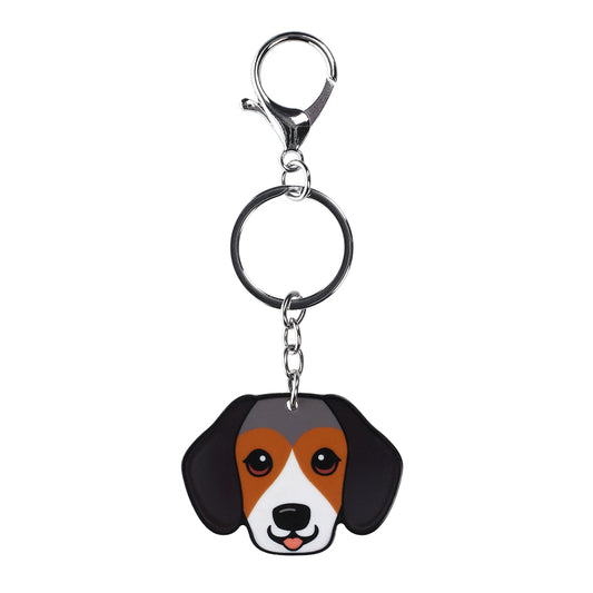 PK024 - Pet Keyring - Beagle Tri